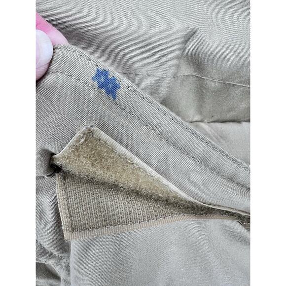 Vintage 90s CABELA'S Premier Northern GOOSE DOWN XL Tan Parka HUNTING hooded - Picture 6 of 16